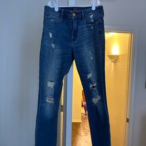Size 27 ripped Abercrombie jeans, skinny